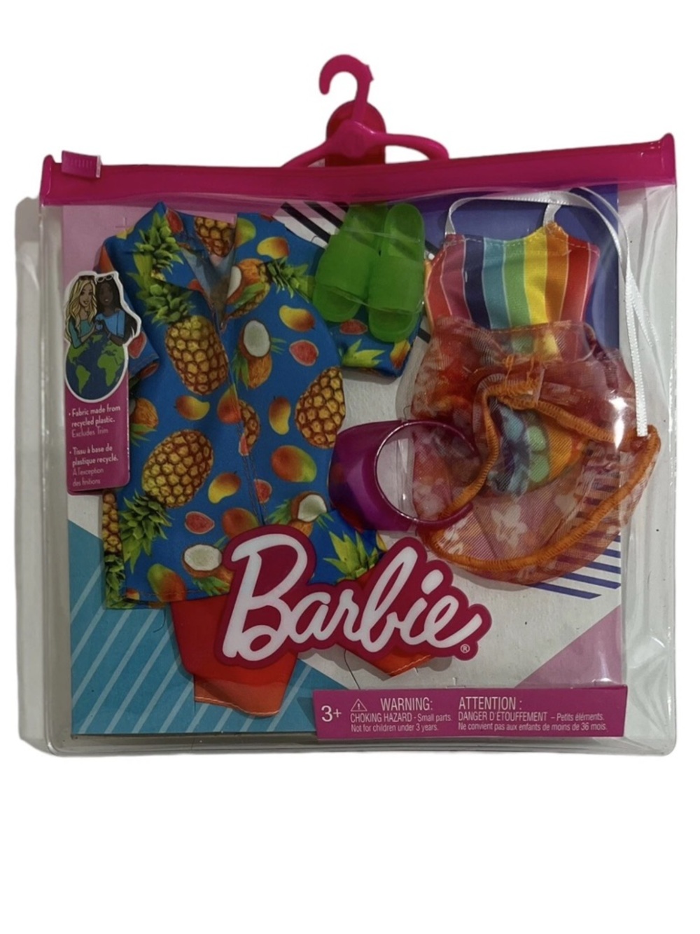 Barbie & Ken Doll Tropical Beach Outfit New in Package